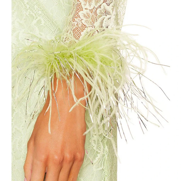 NWT Alice McCall Vivienne Midi Dress Lettuce Green Size 2 - Picture 2 of 8